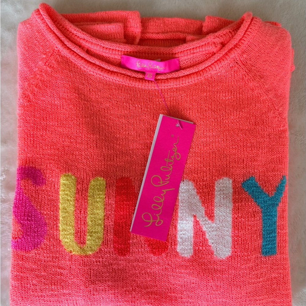 NWT Lilly Pulitzer Coral 'Sunny' Sweater
